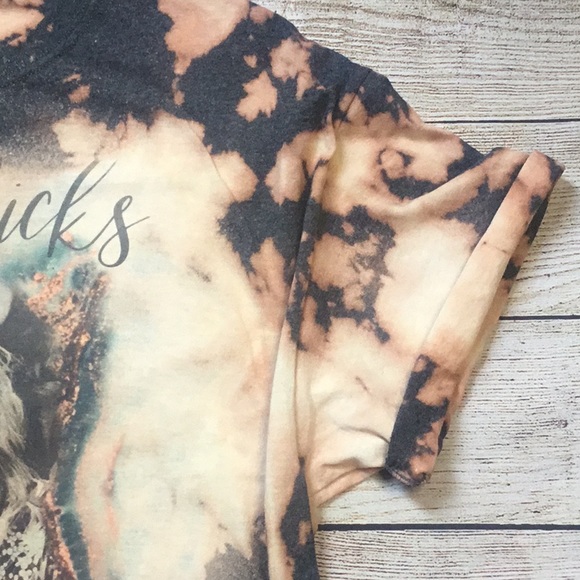 Hand Bleached Stevie Nicks Gray Unisex Band Shirt - Picture 8 of 10